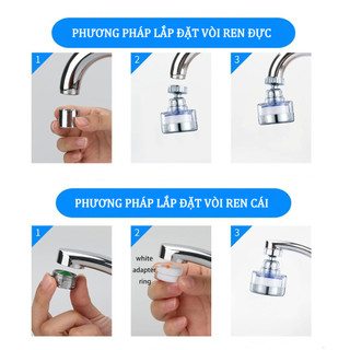 Vòi nước phòng tắm xoay 360° Máy lọc nước vòi chậu rửa loại bỏ kim loại nặng và nước cứng, Máy lọc nước vòi chậu rửa cho nhà bếp và phòng tắm, Máy lọc nước chậu rửa
