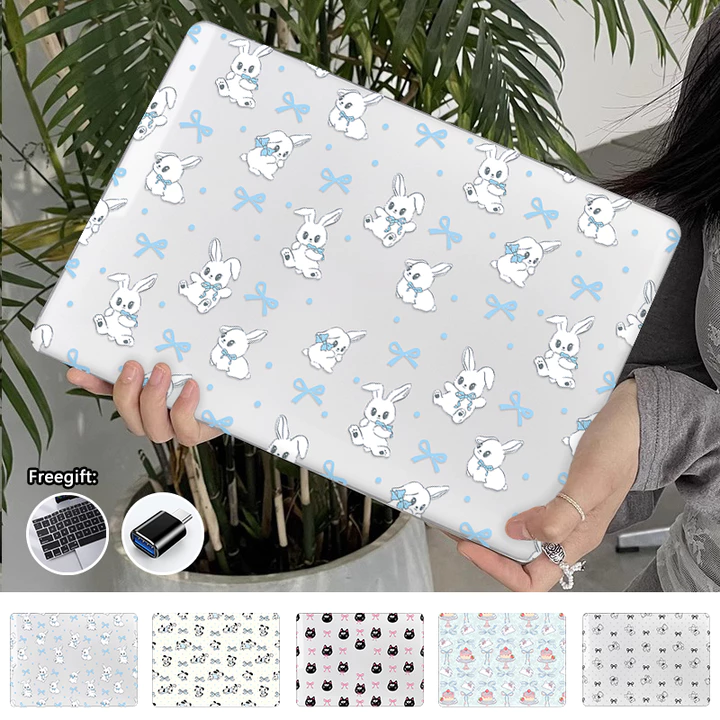 Ốp Lưng In Hình Nơ Dễ Thương Cho 2026 Macbook Mới Neo 13 inch Air15 M5 A3448 Air13 M5 A3449 M4 A3240 Pro M5 A3434 Pro13.3 M1 M2 A2338 Air M1 A2337 Air Pro13 A2179 A1932 A1932 A17036 A1502 Retina