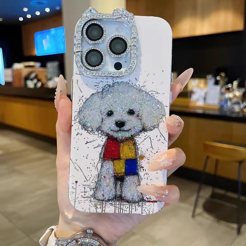 Ốp lưng cứng hình mèo / tai mèo dễ thương tương thích với 12 pro max 13 pro max 14 pro max 15 pro max 16 pro max