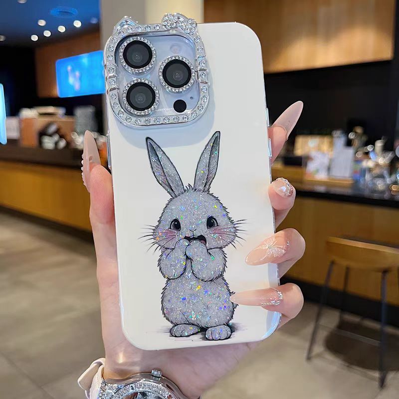 Ốp lưng cứng hình mèo / tai mèo dễ thương tương thích với 12 pro max 13 pro max 14 pro max 15 pro max 16 pro max