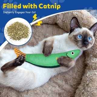 Mèo Catnip Đồ Chơi Cá Saury, Mèo Đồ Chơi Tương Tác Mèo Con Kicker Cho Trong Nhà Kitty Tập Thể Dục Đồ Cho Thú Cưng Đồ Chơi Mèo Mô Phỏng Cá