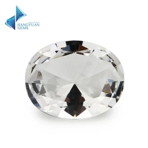 Đá quý thủy tinh hình bầu dục cho trang sức DIY - Kích cỡ 3x5 ~ 10x12mm