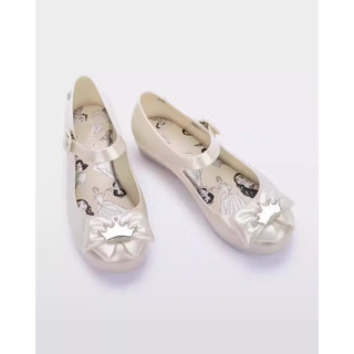 Giày trẻ em Melissa Crown Baotou Bow Buckle Girl Giày sandal công chúa