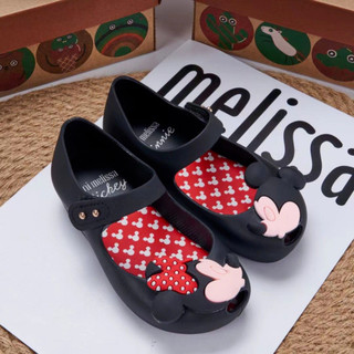 Giày Trẻ Em Melissa Brazil 2025 Mới Mickey Minnie Girls Hoạt Hình Giày Sandal Đế Mềm