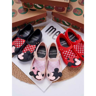 Giày Trẻ Em Melissa Brazil 2025 Mới Mickey Minnie Girls Hoạt Hình Giày Sandal Đế Mềm
