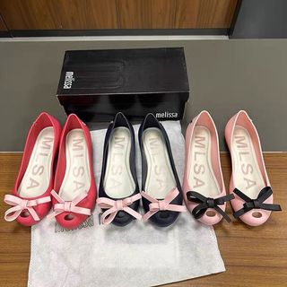Giày Nữ Brazil Melissa 2025 Phong Cách Mới Nơ Lớn Thời Trang Giày Sandal