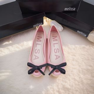 Giày Nữ Brazil Melissa 2025 Phong Cách Mới Nơ Lớn Thời Trang Giày Sandal