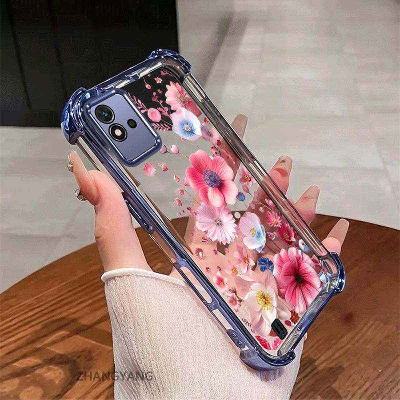 Ốp Lưng Cho Realme C11 2021 C20 C11 2020 Ốp Điện Thoại Chống Sốc Mạ Điện Thẩm Mỹ Độ Nét Cao Và Đẹp Nhiều Màu Hoa Silicon TPU Mềm Trường Hợp