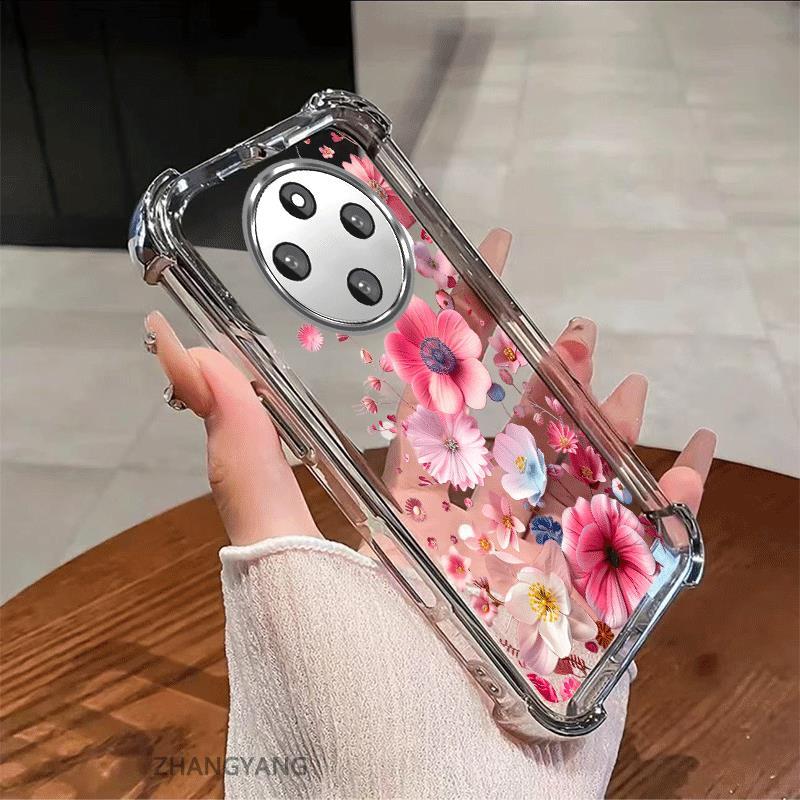 Ốp Lưng Cho Redmi 14C Thẩm Mỹ Mạ Điện Chống Sốc Vỏ Điện Thoại Độ Nét Cao Và Đẹp Nhiều Màu Hoa Silicon TPU Mềm