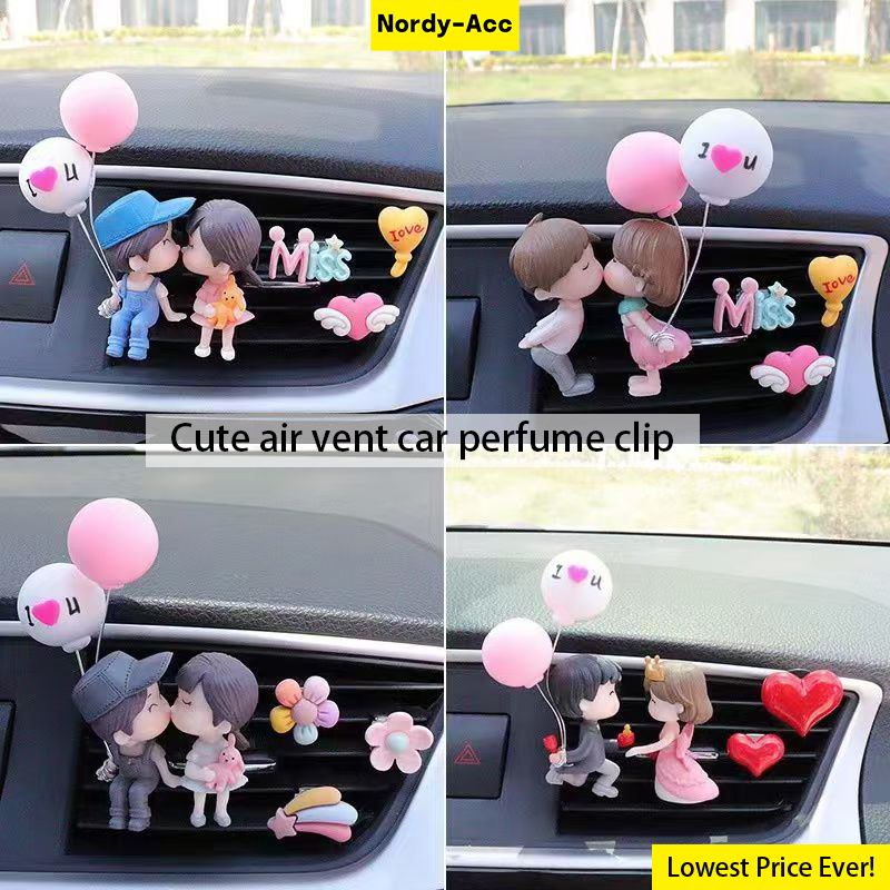 Ô tô Air Vent Doll Trang trí hạt nước hoa Phụ kiện nội thất Sẵn sàng giao hàng tại Thái Lan Giao hàng nhanh