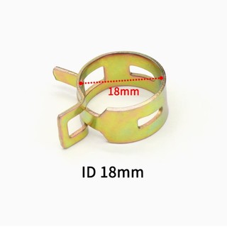 5 Miếng Kẹp Lò Xo Thép Mangan Áp Lực Mạ Kẽm Co Giãn Cramp Ống Nước Kẹp
