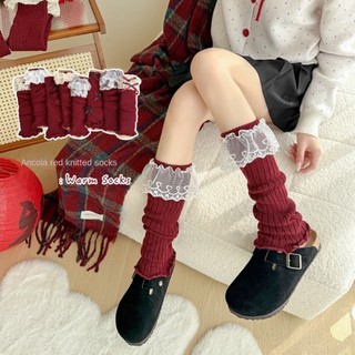 Giày hâm nóng chân ASDFGER, Giày giữ ấm chân Lolita Y2K Hàn Quốc, Mùa thu đông dáng rộng đan ấm áp Bông tai Kẹp giày Nhật Bản dành cho nữ và bé gái