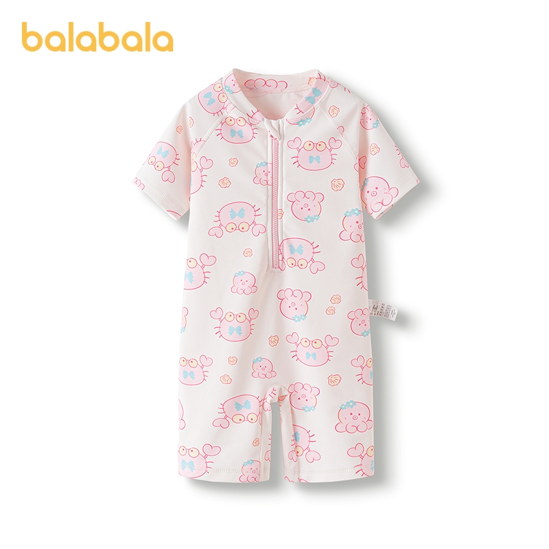 Balabala Bé Trai Bé Gái Một Mảnh Đồ Bơi Mùa Hè Chống Nắng Clo Nhanh Khô Đồ Bơi Tập Đi Đồ Bơi Đáng Yêu Thoải Mái Thoáng Khí Mặc Hàng Ngày Ngoài Trời