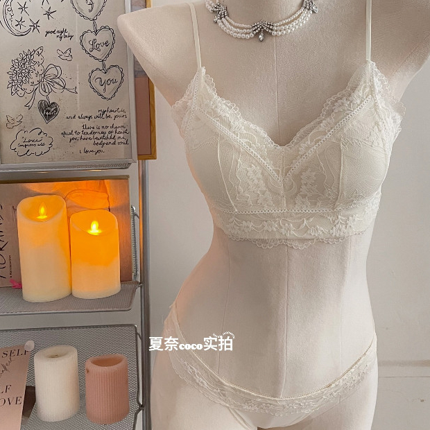 Đẹp Lưng Ren Nữ Mùa Hè Mỏng Hình Chữ U Dây Nhỏ Thoải Mái Áo Ngực Không Dây