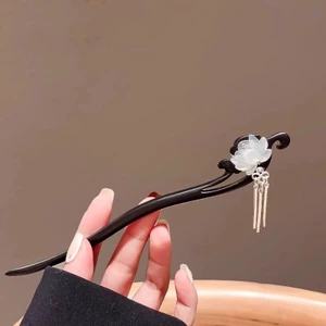 Kẹp Tóc Gỗ Đàn Hương Nữ Kẹp Tóc Đơn Giản Hàng Ngày Phụ Kiện Cao Cấp Hai Mặt Handmade