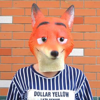 Người Lớn Disney Zootopia Mặt nạ Nam Fox Nick & Sloth Flash Hình Mặt nạ Đảng Hoạt Hình Động Vật Cosplay Cao Su Mũ Halloween Trang Phục