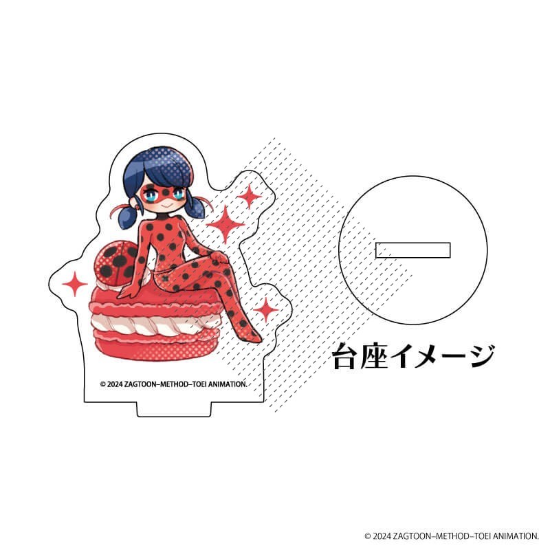 Miraculous Ladybug & Cat Noir Acrylic Standees - Phiên bản Q Fan-Made Collectible Anime Hình Đứng