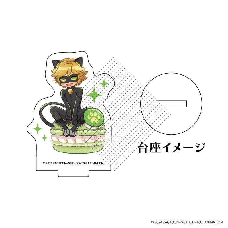 Miraculous Ladybug & Cat Noir Acrylic Standees - Phiên bản Q Fan-Made Collectible Anime Hình Đứng