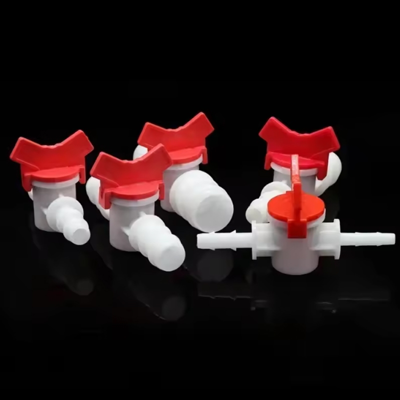 Vòi Barb Nhựa Van Bi Kết Nối Ống Lắp Hệ Thống Tưới Nhỏ Giọt Vòi Chùa Khớp Máy Bơm Không Khí Sân Vườn Đầu Nối Nước Van Ống