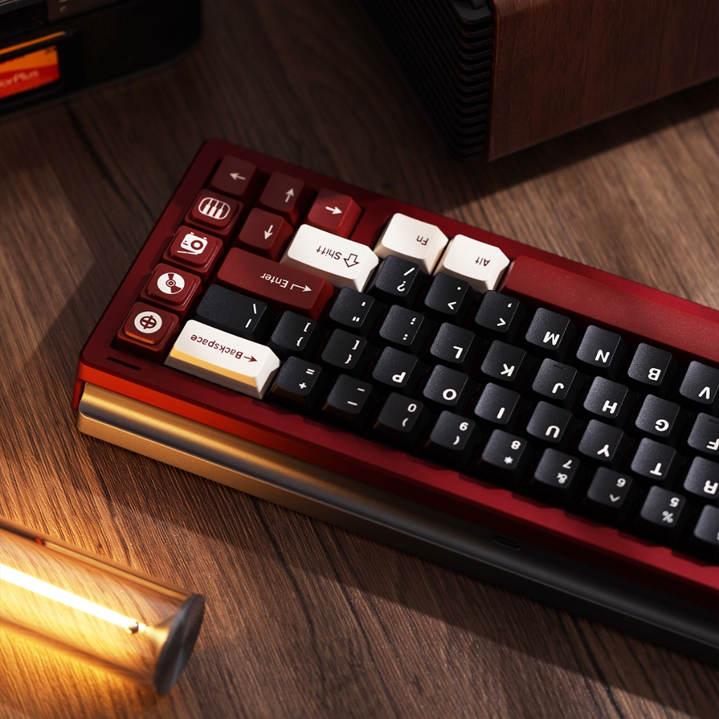 Taptempo Rome Keycap Đen PBT Bộ keycaps hồ sơ anh đào bắn đôi cho bàn phím cơ | BigBuy360 - bigbuy360.vn