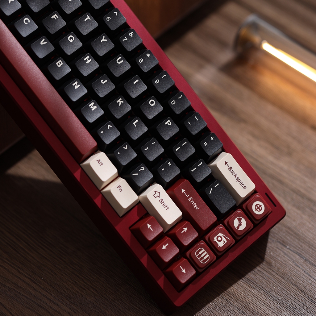 Taptempo Rome Keycap Đen PBT Bộ keycaps hồ sơ anh đào bắn đôi cho bàn phím cơ | BigBuy360 - bigbuy360.vn