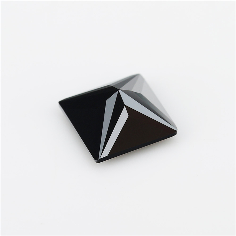 Đá thủy tinh công chúa đen cho trang sức DIY - kích thước 3x3 ~ 10x10mm