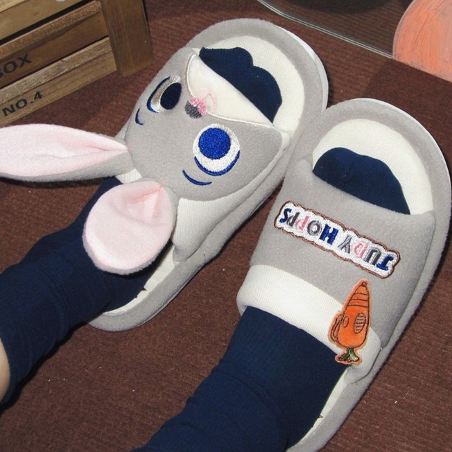 XIXITIAO Điều Hòa Không Khí Phòng Hút Mồ Hôi Nữ Cotton Dép Nữ Chính Hãng Co-Branded Judy Giày Sàn Xuân Hè