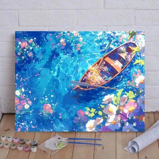 MOZI ✨40 * 50cm / 30 * 40cm tranh số hóa tranh tô màu theo số tranh sơn dầu số hoá Tranh sơn dầu phong cảnh đại dương Tranh sơn dầu kỹ thuật số tự làm đầy Tranh tô màu Tranh thủ công Tranh kỹ thuật số Tranh Acrylic Tranh sơn dầu Tranh trang trí