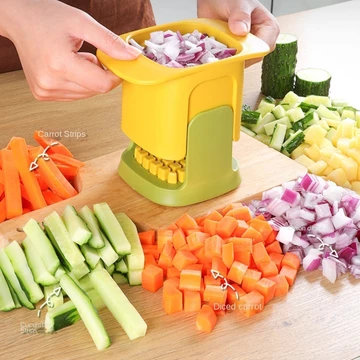 Đa Năng Rau Xay Hành Dicing Hiện Vật Pháp Khoai Tây Chiên Thái Tiện Ích Nhà Bếp Dưa Chui Khoai Tây Máy Thái Dụng Cụ Nhà Bếp