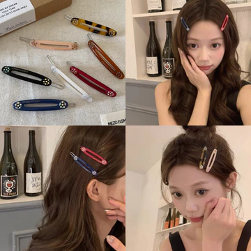 Đẹp Nhà Kẹp Tóc Kim Cương Hàn Quốc Hoa Nhỏ Kẹp Tóc Acetate Hoa Nhỏ Hình Bầu Dục Kẹp Tóc Bên Kẹp Tóc Nhỏ BB Kẹp Nổ Kẹp Tóc Phong Cách Hàn Quốc Kẹp Tóc Kẹp Phẳng Kẹp Tóc Ngắn