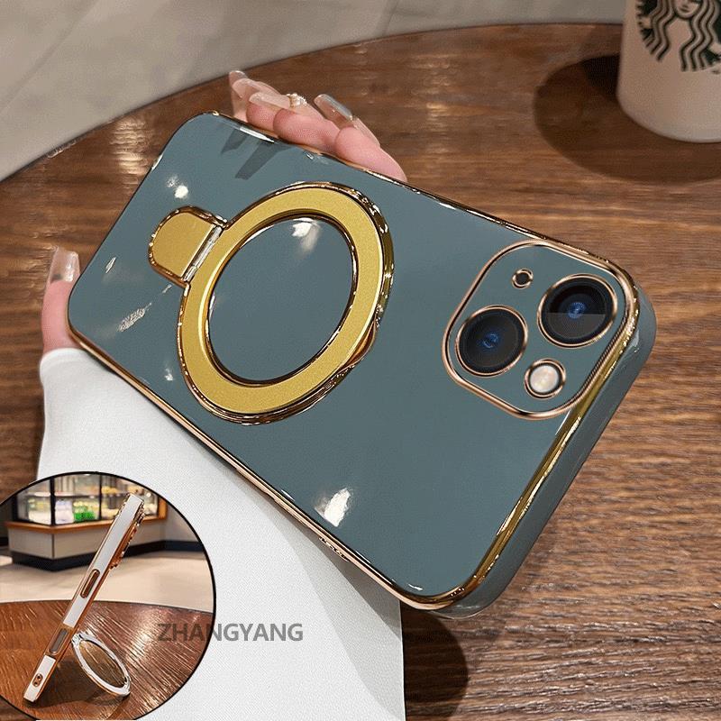 Ốp Lưng Cho Tecno Spark Go 1 Spark Go 2025 Vỏ Điện Thoại Silicon Chống Sốc Thẩm Mỹ Thiết Kế Mới Rỗng Giá Đỡ Điện Thoại Với Kết Cấu Kim Loại