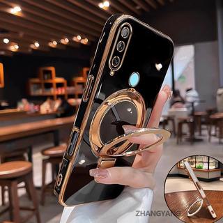 Ốp Lưng Cho Huawei y6p y9 prime 2019 y9s Thẩm Mỹ Thiết Kế Mới Mạ Điện Silicon TPU Vỏ Điện Thoại Với Giá Đỡ Điện Thoại Đa Năng Dành Cho Bé Gái Và Bé Trai