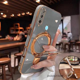 Ốp Lưng Cho Huawei y6p y9 prime 2019 y9s Thẩm Mỹ Thiết Kế Mới Mạ Điện Silicon TPU Vỏ Điện Thoại Với Giá Đỡ Điện Thoại Đa Năng Dành Cho Bé Gái Và Bé Trai