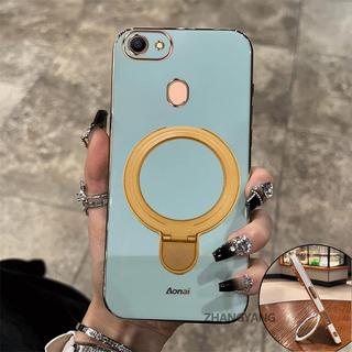 Ốp Lưng Cho OPPO F5 F7 Thẩm Mỹ Thiết Kế Mới Mạ Điện Silicon TPU Ốp Lưng Điện Thoại Đa Năng Cho Bé Gái Và Bé Trai
