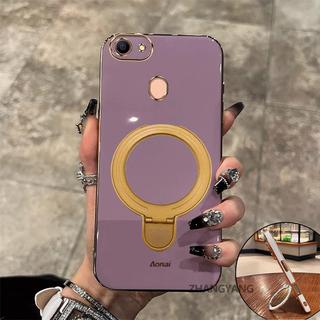 Ốp Lưng Cho OPPO F5 F7 Thẩm Mỹ Thiết Kế Mới Mạ Điện Silicon TPU Ốp Lưng Điện Thoại Đa Năng Cho Bé Gái Và Bé Trai
