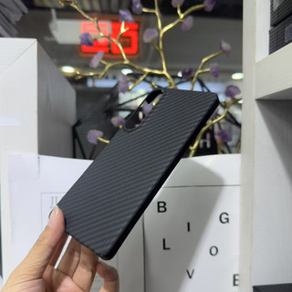 Ốp Điện Thoại Aramid Sợi Carbon Thật Cho Sony Xperia 1 VII 7th 1 VI 6th Matte Cứng Siêu Mỏng Chống Sốc Ốp Lưng Vỏ