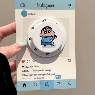 Ốp bảo vệ chân đế họa tiết Crayon Shin-chan đơn giản cho iPhone 11 12promax 13pro 15pro 15promax 14promax 14pro 16 pro max 16 plus hộp đựng thẻ