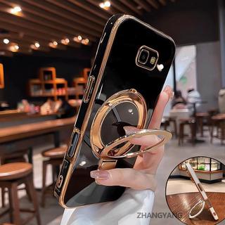 Ốp Lưng Dành Cho Samsung J7 PRIME J4 Plus J4 PRIME J5 PRIME Thẩm Mỹ Thiết Kế Mới Vỏ Điện Thoại TPU Silicon Mạ Điện Với Giá Đỡ Điện Thoại Đa Năng Dành Cho Bé Gái Và Bé Trai