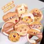 XIXI 8 chiếc Powder Puff Set - Soft Pink Dual Use Wet & Dry Foundation Applicators, Makeup Sponge & Trendy Design NO.GJ-183
