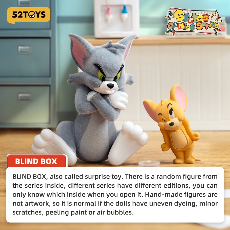 52TOYS TOM and JERRY States of Mind Series Blind Box Figure Toy | BigBuy360 - bigbuy360.vn