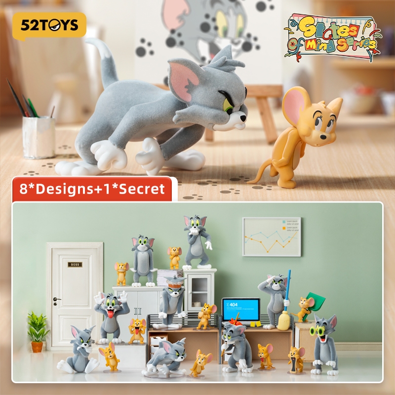52TOYS TOM and JERRY States of Mind Series Blind Box Figure Toy | BigBuy360 - bigbuy360.vn