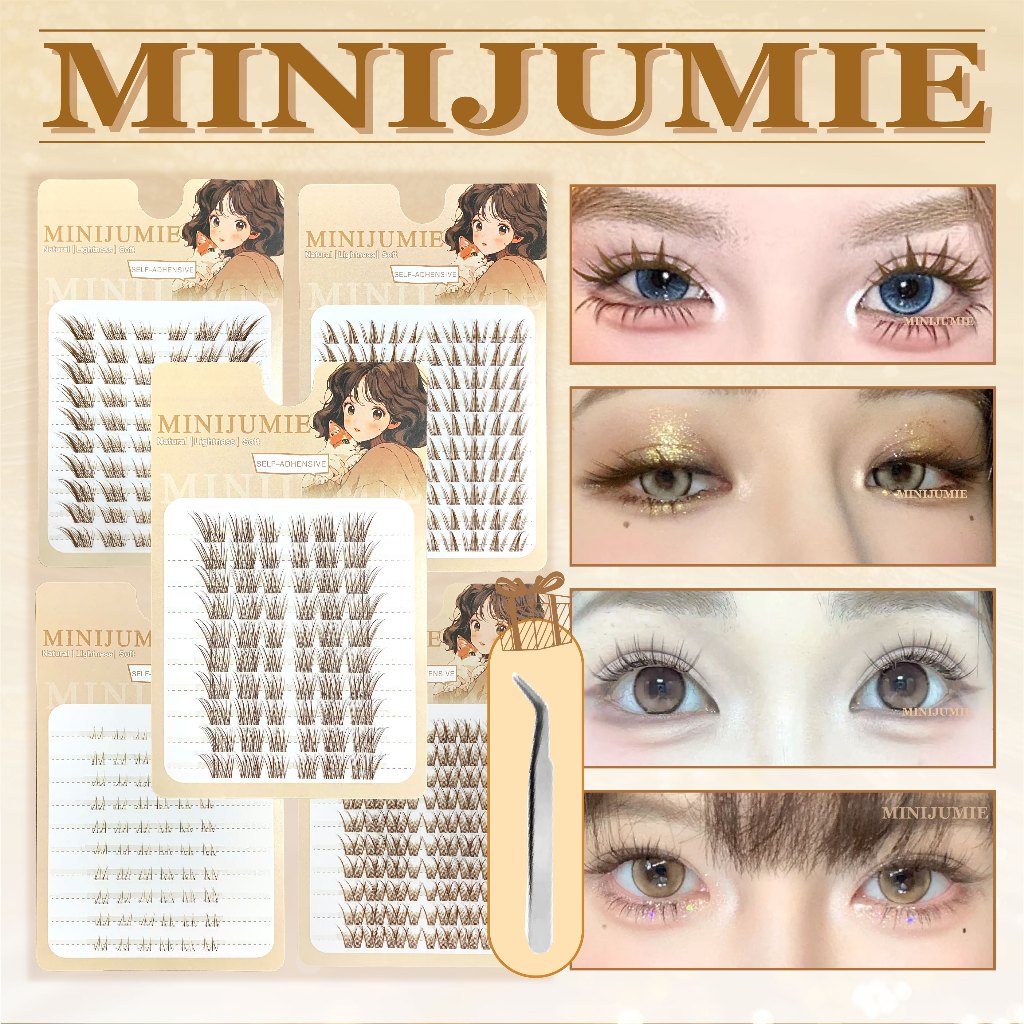 Minijumie® MI GIẢ TÁCH SỢI HOA HƯỚNG DƯƠNG-mi giả tự nhiên và lông mi có thể sử dụng được nhiều lần