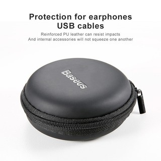 Túi Baseus thân cứng mini đựng tai nghe/cáp sạc USB/thẻ nhớ SD TF