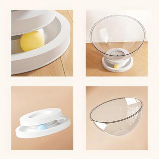 Tổ mèo trong suốt Acrylic Space Capsule Giường cho mèo có bóng theo dõi Đồ chơi cho mèo đa chức năng