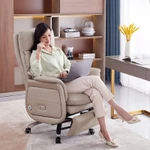 ThroneX Ghế văn phòng ngả điện da thật chính hãng, ngồi thoải mái dài hạn — ảnh 2