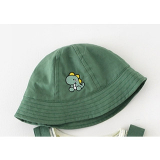 Baby Boy Cotton Khủng long nhỏ thoải mái và dễ thương với đôi mắt to Bộ áo liền quần sơ sinh thoải mái mùa hè (0-24 tháng)