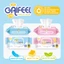 GAIFEEL LITE khăn giấy ướt em bé kẹo không mùi hương/Hương vị kẹo khăn lau em bé 5 gói