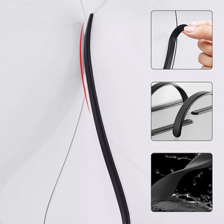 SEAMETAL 4 Dây cản cửa ô tô mở rộng Dải bảo vệ cơ thể màu đen Chống trầy xước & Chống trầy xước Dải bảo vệ trang trí cơ thể