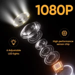 CENGIMO 180° Ống nội soi lái kép Full HD Camera nội soi cho hệ thống thoát nước gia đình Kiểm tra an ninh gia đình Động cơ bảo trì ô tô Carbon Nạp xi lanh Phát hiện đường ống — ảnh 8