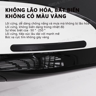 SEAMETAL 4 Dây cản cửa ô tô mở rộng Dải bảo vệ cơ thể màu đen Chống trầy xước & Chống trầy xước Dải bảo vệ trang trí cơ thể